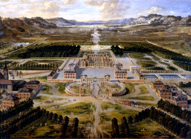 Fig 7 Chateau de Versailles 1668 Pierre Patel
Museum of the History of France, 
public domain